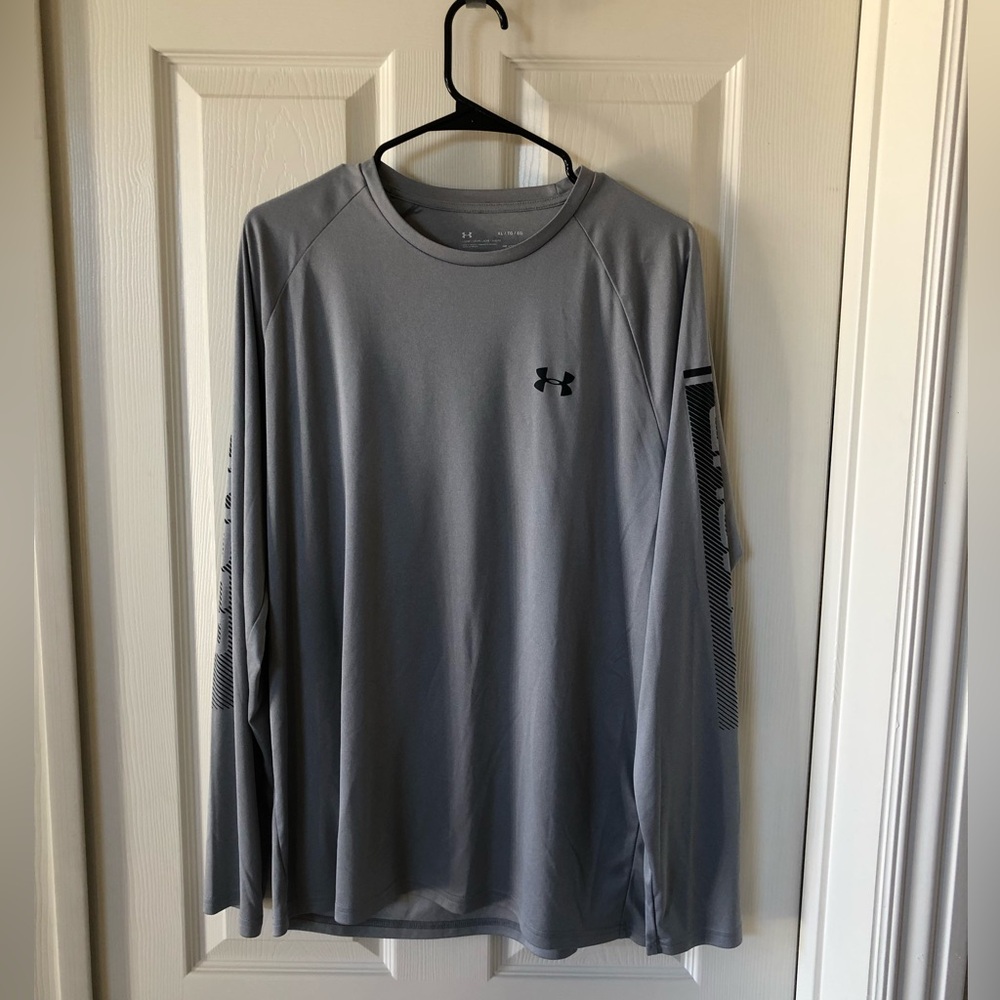 Under Armour Steel Gray Performance Top